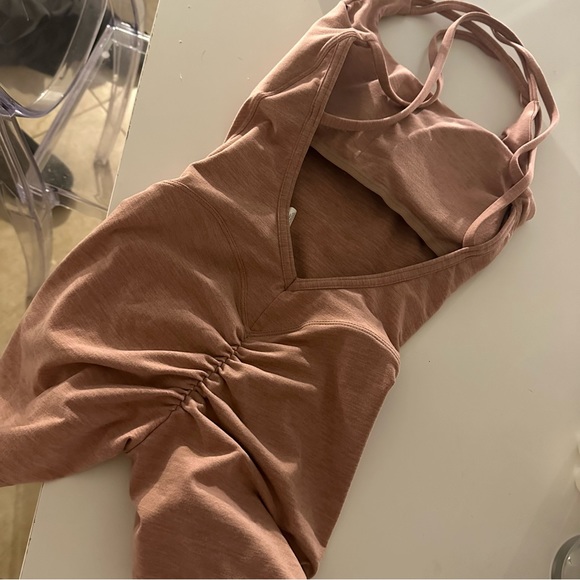 Pink Scrunch Romper - Picture 2 of 3